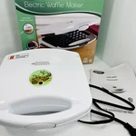 Kitchen Gourmet White Electric Maker Non Stick Perfect Waffles Easy Clean. Fixed Price $24.59.