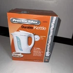Proctor Silex Durable Kettle 1 Liter K2070Y Electric, Auto Shut-off, New In Box. Fixed Price $16.43.