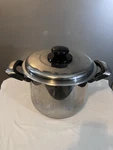 Vintage Wmf 18/10 Stainless Steel 6QT Stock Steam Pot With Lid. Fixed Price $26.17.