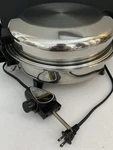 American Royalty Liquid Core Stainless Steel Electric Skillet W/lid -up TO400 F. Fixed Price $47.25.