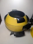 Vintage Electric Skillet Yellow Dome Lid B1SFC3TV Tested Works 4 Piece. Fixed Price $24.99.