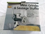 Weston Meat Grinder & Sausage Stuffer Unused Box #36-1001-B. Fixed Price $30.00.