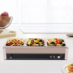 3-PAN Stainless Steel Electric Food Warmer With Precise Temperature Control. Fixed Price $117.47.