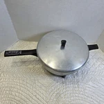 Vintage Dormeyer French-fry Electric 11 Skillet Model 6400 Heavy Aluminum. Fixed Price $129.79.