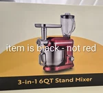 Vivohome 3-IN-1 Multi Stand Mixer, Meat Grinder, Blender Black Nib. Fixed Price $92.00.