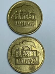 Fun Set Boulevard Family Food Arcade Game Tokens 22MM (#AT1). Fixed Price $7.93.