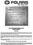 Polaris Sportsman 700 800 X2 Efi Repair Service Manual 2007 Free Shipping. Fixed Price $59.00.