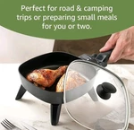 Gourmet EFS-400# Personal Stir Fry Griddle Pan, Rapid Heat Up, 600 Watts Non-. Fixed Price $20.97.