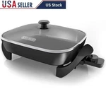 Electric Skillet Nonstick Cooking Surface Variable Temp Control Easy Clean 1500W. Fixed Price $92.70.