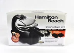Hamilton Beach 26030 Belgian Waffle Maker Removable Grid Stainless Steel. Fixed Price $74.99.