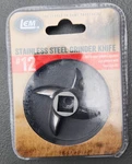Lem Stainless Steel Grinder Knife #12. Fixed Price $24.98.