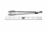 Winco UT-16HT 16" Extra Heavyweight Stainless Steel Utility Tongs 1.2MM. Fixed Price $12.99.