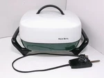 West Bend Electric Skillet Buffet Server White Green Vintage Tested 1200W. Fixed Price $24.99.