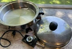 Saladmaster 1871 Stainless Steel Electric Skillet Qt 900W 120V Temp Control. Fixed Price $47.49.