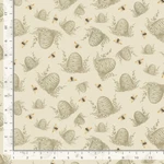 Honey Farm Hives Bees Beige Fabric Cotton Timeless Treasures CD2390 By Yard. Fixed Price $12.99.
