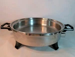 Regal Ware Electric Skillet Stainless Kitchen Nutrition 12" Oil Core K7271 Pan. Fixed Price $24.98.