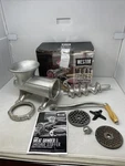 Weston Manual Meat Grinder & Sausage Stuffer #32 Model 36-3201-W. Fixed Price $269.99.