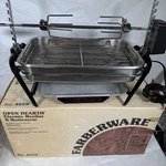 Farberware Indoor Open Hearth Electric Broiler Rotisserie Grill 455N Ln. Fixed Price $94.88.