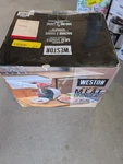 Weston No. 5 Electric Meat Grinder And Sausage Stuffer White (82-0301-W). Fixed Price $44.95.