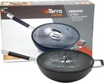 13" Italian Nonstick Ceramic Wok With Lid Oven Safe & Eco-friendly. Fixed Price $241.99.