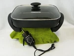 Farberware 15 Inch Electric Skillet With Glass Lid Non-stick Dishwasher Safe. Fixed Price $45.85.