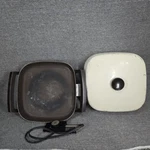 Vintage West Bend 11" Square Electric Skillet Speckled Lid Tested Works #72139. Fixed Price $27.13.