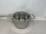 Viking Contemporary 3-PLY Stainless Steel Stock Pot, 3.4 Quart Soup Cooking. Fixed Price $61.56.