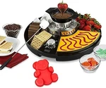 Kovot 3-IN-1 Treat Maker S'mores/fondue & Gummies Station With Bonus 6-INCH. Fixed Price $18.00.