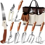 New Best Melonart Tool SET,10 Pcs Heavy Duty Gardening Hand Kit For Women. Fixed Price $49.63.