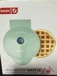 Dash 4" Cooking Surface Small Non-stick Waffles Maker 350 Watts Light Green New. Fixed Price $21.05.