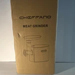 Cheffano AZ-MG091 Electric Meat Grinder 350W Silver Stainless Steel Easy Clean. Fixed Price $60.19.