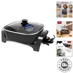 Adjustable Temperature Electric Skillet 12X12 Non-stick & Certified Safety. Fixed Price $79.18.
