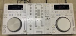 Pioneer CDJ-350 Pair And DJM-350 Mixer Complete Set Tested Working. Fixed Price $1350.00.