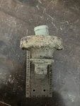 Antique Georgian Cast Iron Wall Sconce: Clipper Tool Co. Buffalo, Ny.. Fixed Price $72.00.