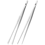Chefbee Kitchen Cooking Tongs Tweezers - 2PCS 12" Stainless Steel Utensi. Fixed Price $10.71.