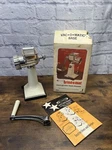 Vintage Grind-o-mat Meat Grinder Food Chopper Rival Model 303TV White. Fixed Price $24.99.