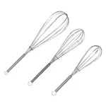Fortomorrow Stainless Steel Whisk Set - 8 + 10 12 In, Silver. Fixed Price $24.99.