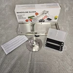 Winco MDL-15 Mandoline Slicer Set Stainless Steel. Fixed Price $75.00.