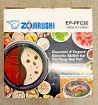 Zojirushi Gourmet 10.5" 350 Sq" Surface Gray Electric Griddle Skillet - New Ob. Fixed Price $145.00.