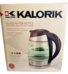 Kalorik Jk 42656 Bk 1.8L Digital Water Kettle With Color Led Glass - Black. Fixed Price $17.99.