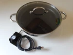 Culina Electric Skillet Model 24012 12.5" Diameter Non Stick Stainless Steel. Fixed Price $89.99.