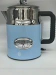 Russell Hobbs Retro Style 1.7L Electric Kettle W Temperature Gauge Light Blue. Fixed Price $44.99.
