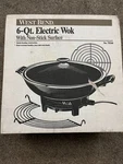 Westbend 6 Qt. Electric Wok Red 79525 #. Fixed Price $30.00.
