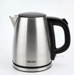 Aroma 1L Electric Water - Stainless Steel: Tea Kettle, Heater. Fixed Price $34.00.