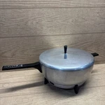 Vintage Dormeyer 6400 Automatic Fry Skillet No Basket, Handle & Cord Tested. Fixed Price $24.99.