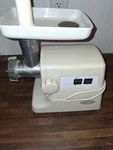 Vintage Chefs Mark Meat Grinder, Model HA-3460, 2 Blade, Tested And Works. Fixed Price $30.97.