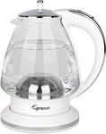 Capresso H2O 48-OZ Glass Electric Kettle (white). Fixed Price $69.99.
