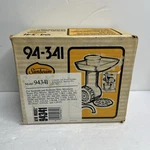 Vintage 1980 Sunbeam 94-341 Food Grinder For Mixmaster 1-150 1-161 163. Fixed Price $17.91.