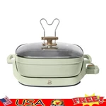 In Electric Skillet Non-stick Cooker W/ Glass Lid 1500W Temperature Control. Fixed Price $61.60.