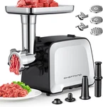 Picadora De Carne El Ctrica, Embutidora Salchichas Con 2 Cuchillas. Fixed Price $87.00.